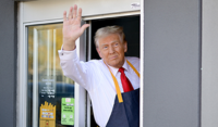 Trump w McDonalds